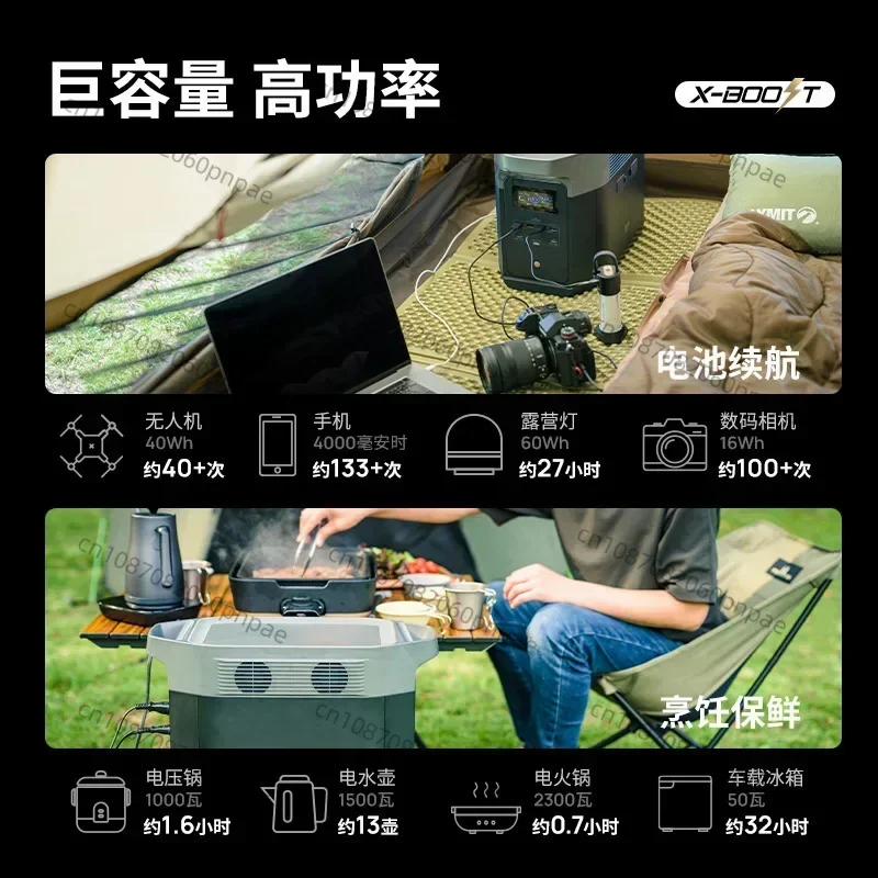 Ecoflow Delta 2 Max Fast Charging Outdoor Power Supply 220V 2400W2048WH Backup Camping Mobile Power Supply