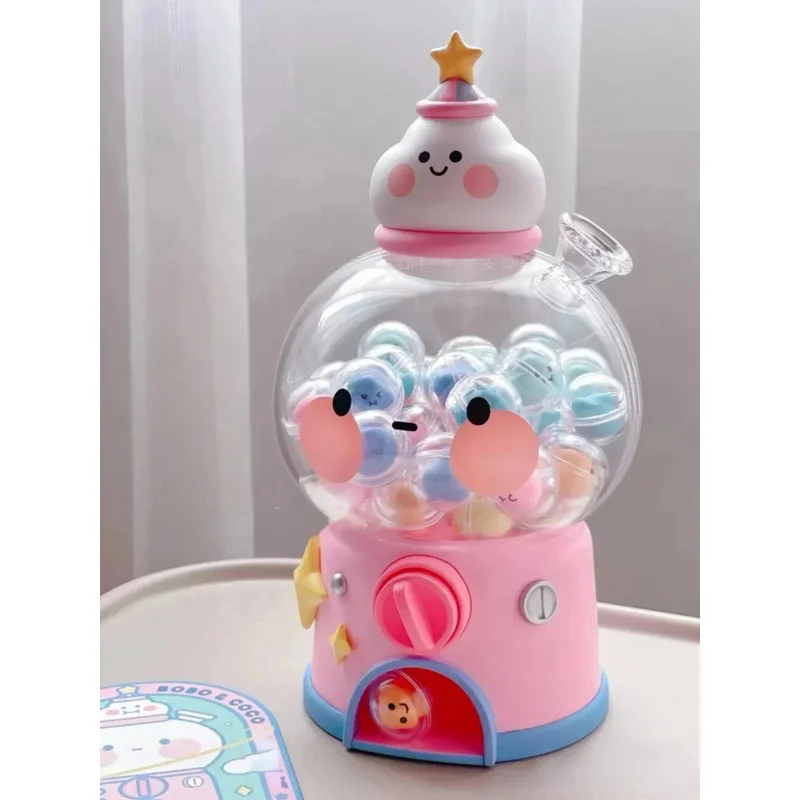 BOBO COCO Gashapon Machine Bobo&coco A Tiny Balloon Toy Figure Kawaii Doll Girl Gift Decoration