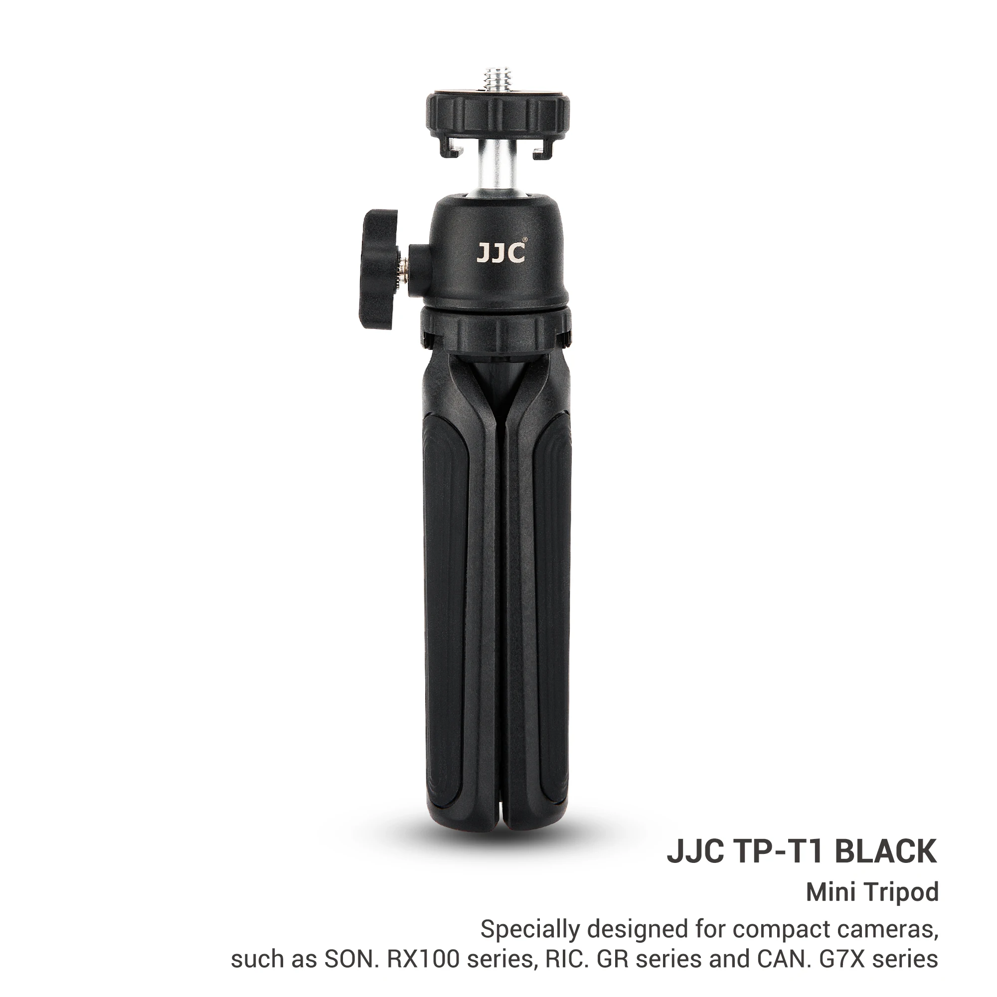 JJC Extendable Camera Mini Tripod 360°Pan 90°Tilt Tripod for DJI Osmo 360 Canon G7X Mark III G7X Mark II Sony ZV-1 Leica D-LUX 8