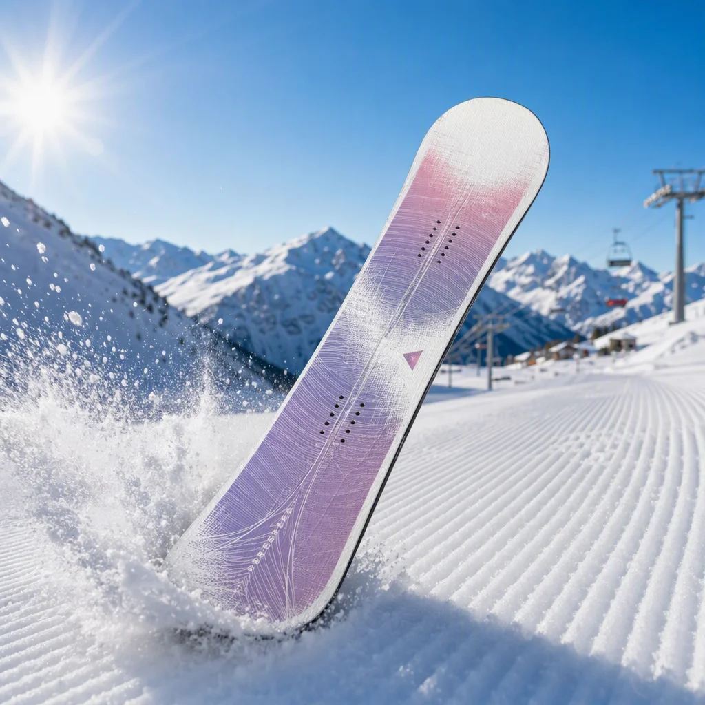 Durable style All-Terrain Snowboard for Intermediate to Advanced Winter Riders Seeking Stability and Speed