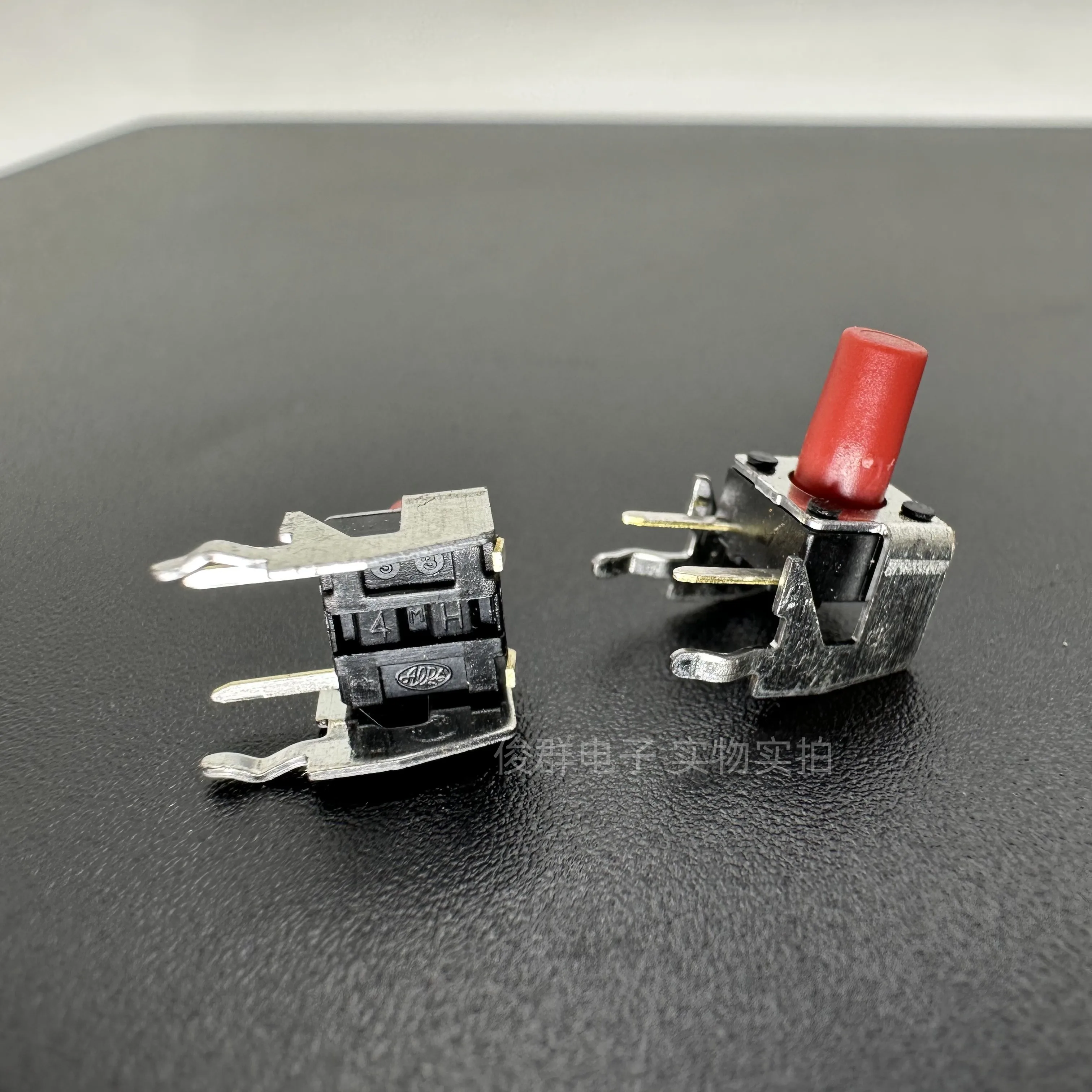 100pcs/Japanese SKHHLSA010 touch switch 6*6*9.5 horizontal with bracket side press red