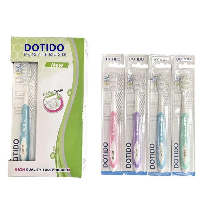 American Dotido Super Soft Toothbrush Individually Packaged Adult Fine Bristles Soft Bristles High-End Travel Toothbrush