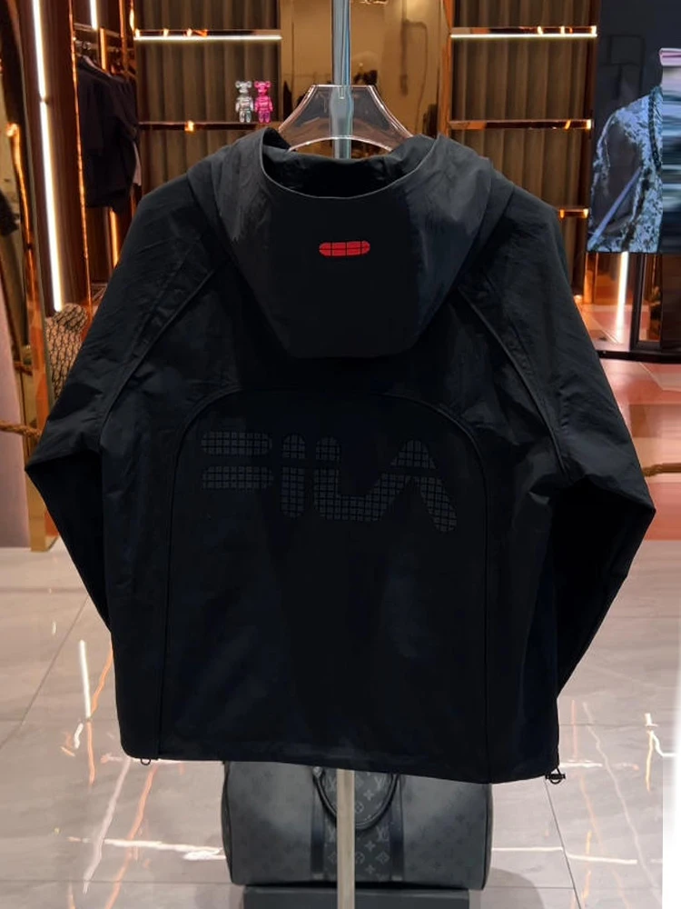 

Мужская зимняя куртка с капюшоном Ele: модная, высококачественная, ветрозащитная, универсальная, для активного отдыха, повседневная, из полиэстера высшего качества