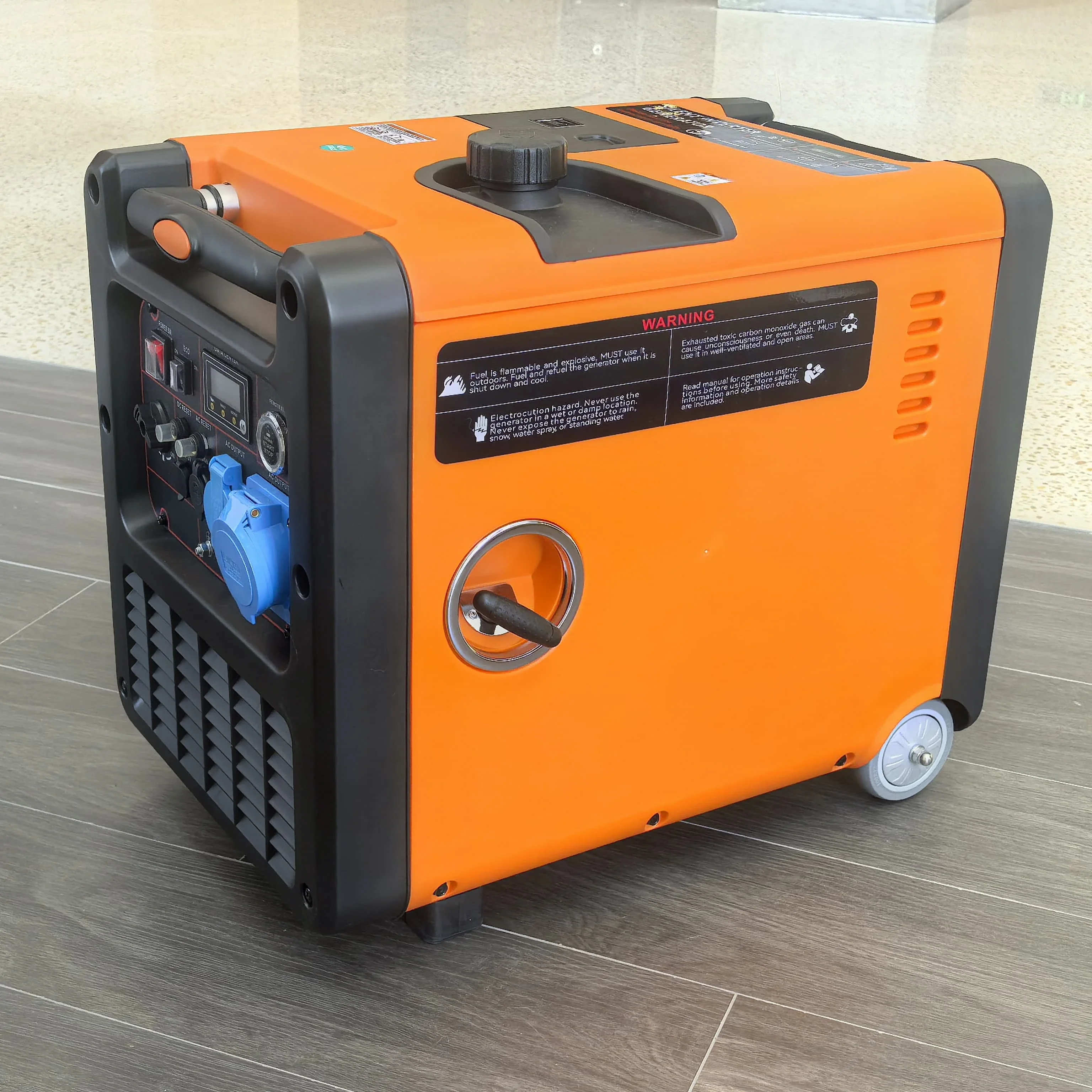 YHS 3KW 5KW 3kva 5kva 6kw 8KW Silent Camping Gas-oline Power Inverter Mini Portable Durable Power Back up Generator High Quality