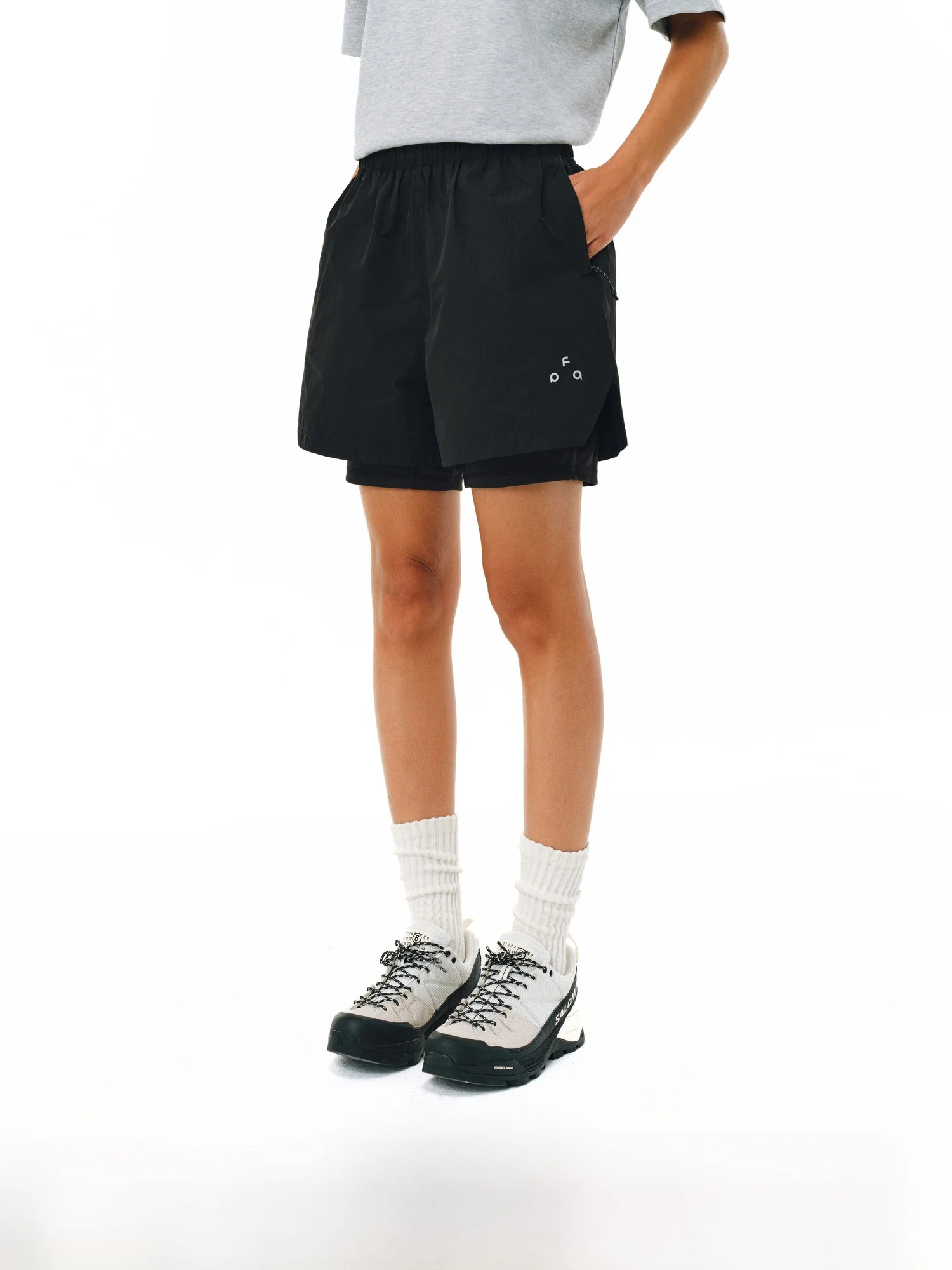 

FPA Outdoor Sports Running Training orts Casual Summer Trendy Fitn Tee-Quarter Length Pants Loose Straight Cut Youthfu...