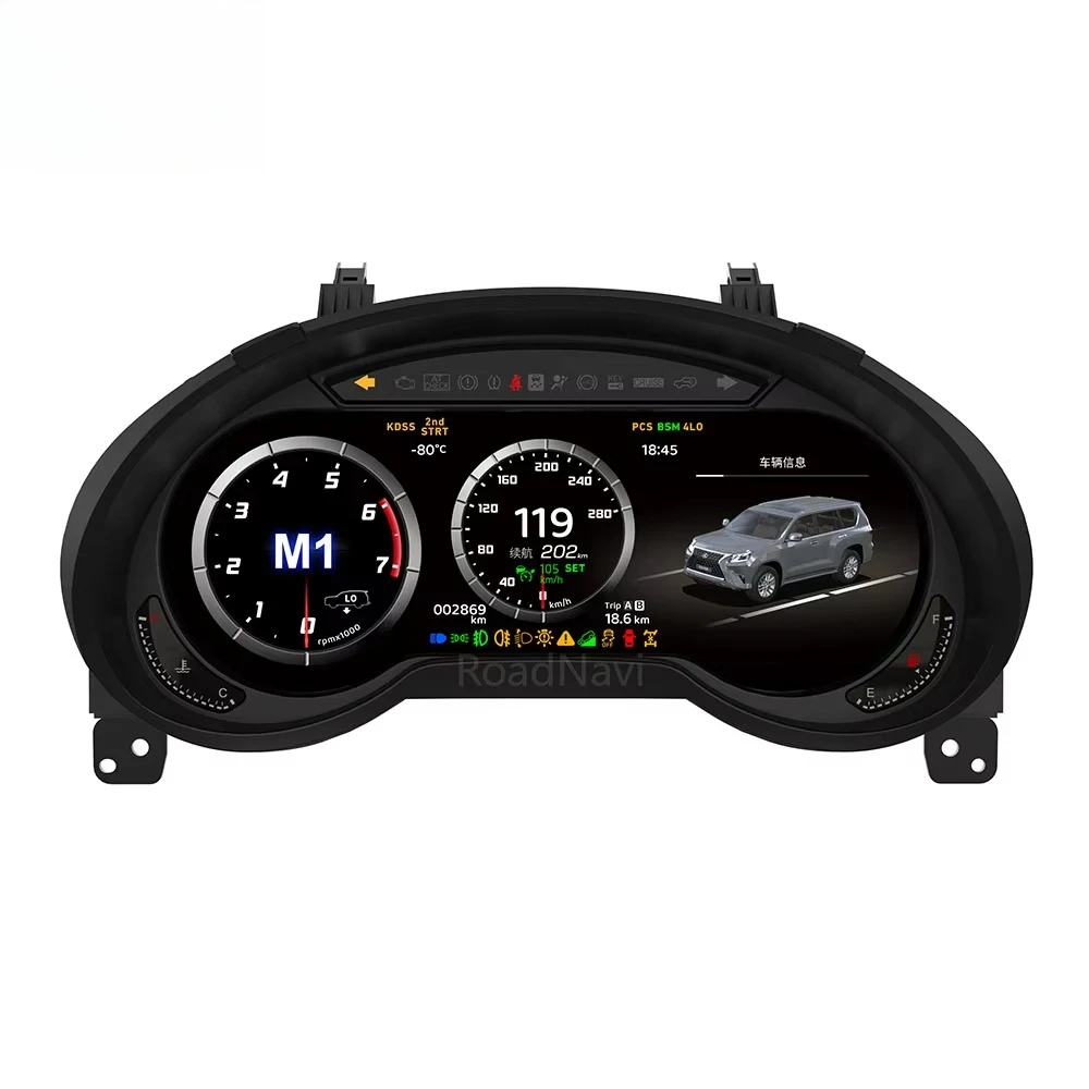 GX400 GX460 2009+2020 LCD digitale cluster auto upgrade dashboardmeter