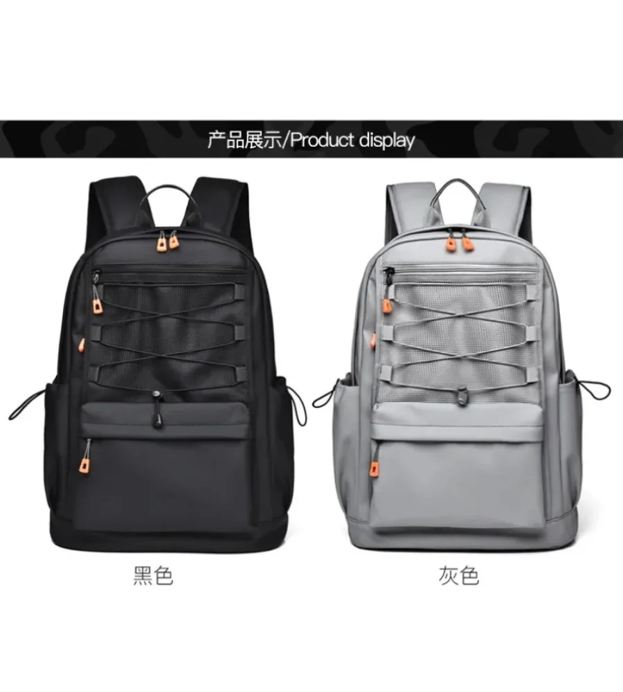 

Clean aesthetic gives this casual backpack a timeless look for everyday use and travel