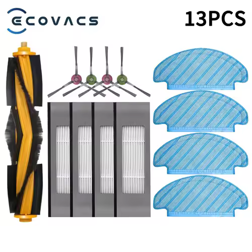 ECOVACS Deebot T8 AIVI T9 AIVI N8 Pro AIVI N9 N10 N10 Plus Accessories Main brush, side brush, filter, dust bag,Hepa Filter - Image 26