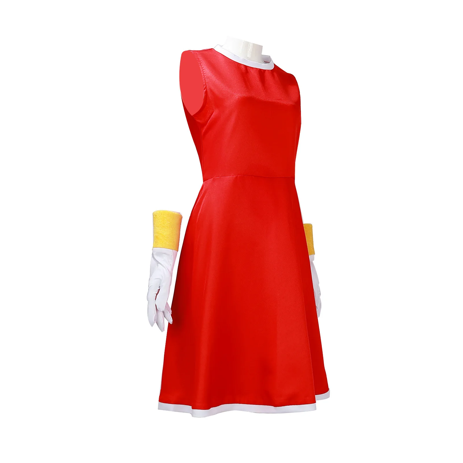 คอสเพลย์ Sonic Amy Rose, Amy Rose rogue Rosy, จั๊มสูทสีแดง