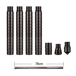 Adjustable Foldable Trekking Poles Camping Sticks Self-Defense Hiking Walking Sticks Climbing Canes Outdoor Gear