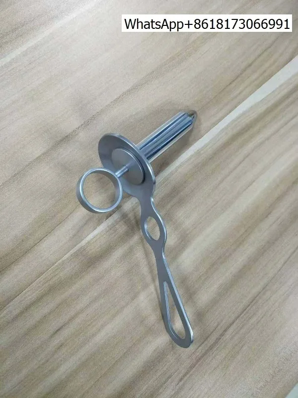 Barrel anoscope flat mouth type large, medium and small anorectal equipment stainless steel retractor