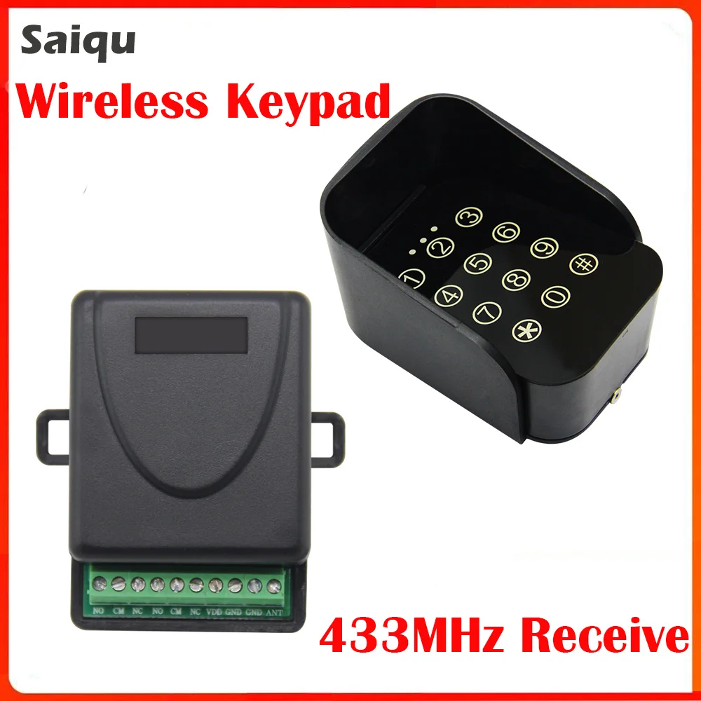 Outdoor Wireless Waterproof Garage Door Remote Control Touch Keypad for Gate Opener