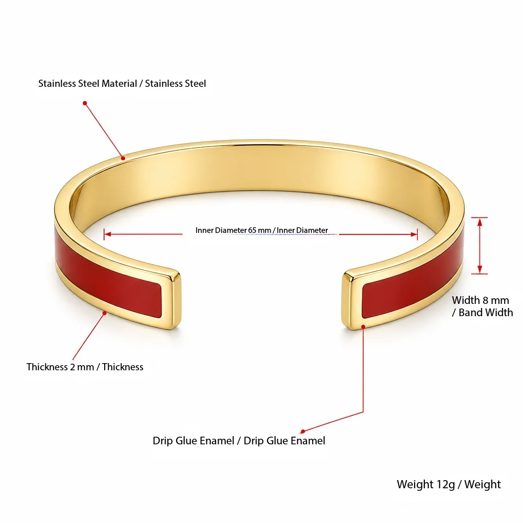 Custom Name Bracelet Personalized Enamel Cuff Bracelet Gold Silver Color Stainless Steel Engraved Letter Jewelry Gift for Women