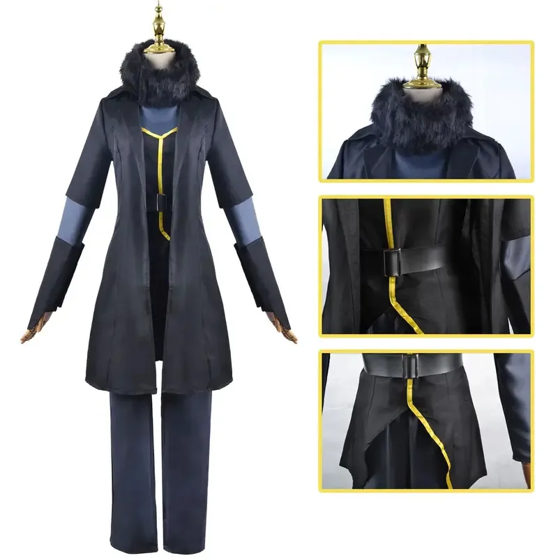 Аниме «Время I Reinkarnasi») Slime Rimuru Tempest Kostum Костюм для Хэллоуина Тренч Униформа Полный комплект