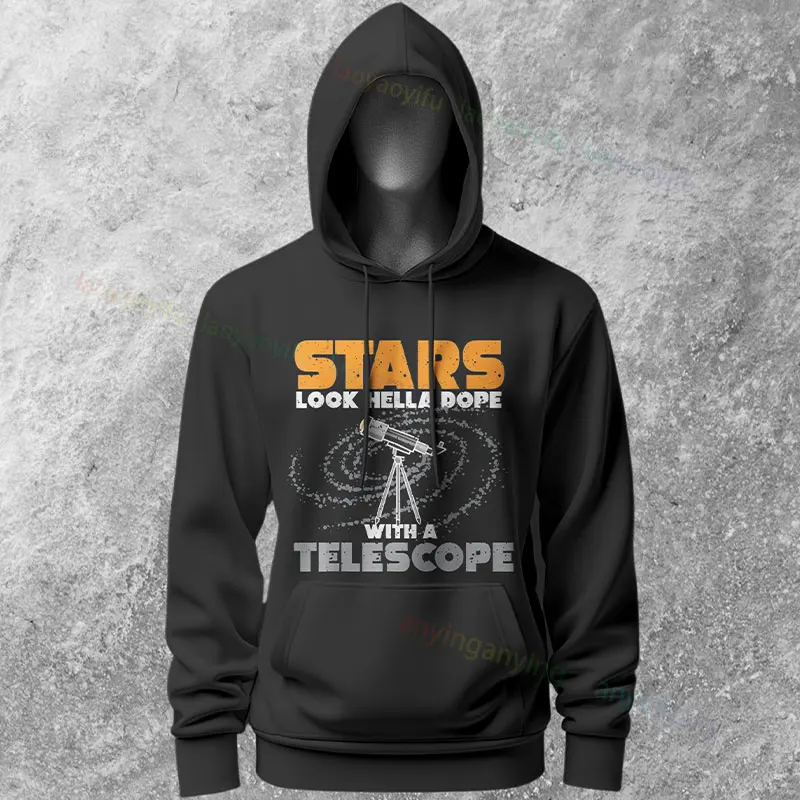 Śmieszny motyw astrofotografika: kosmiczne grafiki, bluzy z długim rękawem, codzienna bluza z kapturem, idealna na co dzień i na zewnątrz.