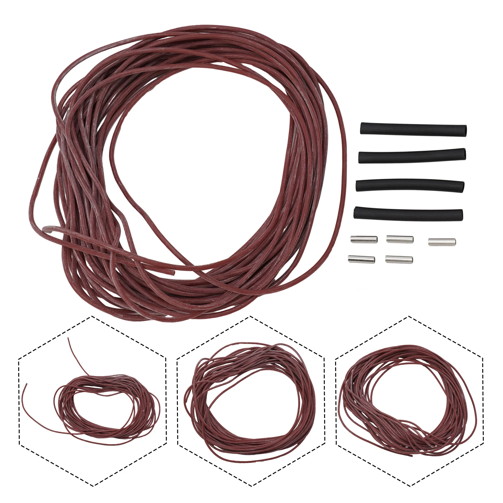 1 Piece for minco HEAT 5~100 Meters 12K 33ohm/m Infrared Carbon Fiber Heating Wire Heating Wire 3MM Silicone Floor Heating Wire