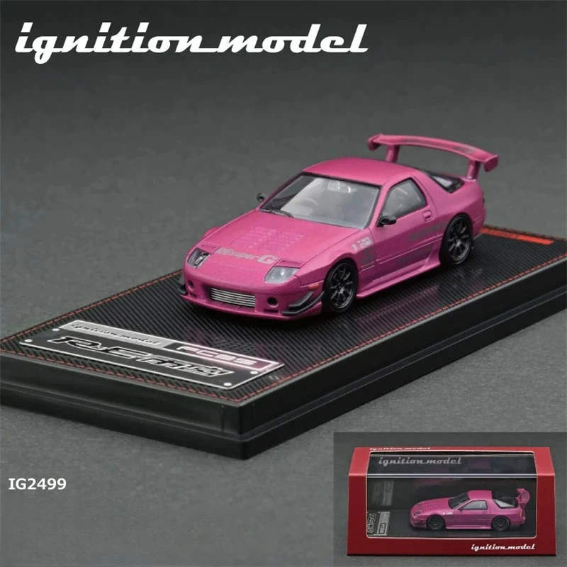 

IG 1:64 RX-7 FC3S RE Amemiya Фиолетовый Металлик IG2499 Литая под давлением модель автомобиля