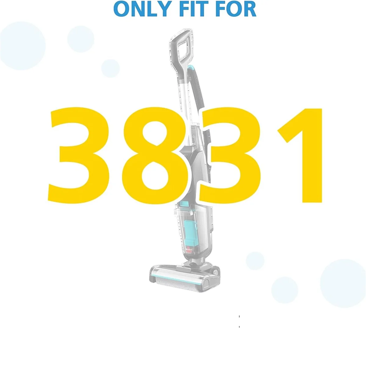 3831 Rullo spazzola per aspirapolvere + Parti di ricambio filtro per lavapavimenti Bissell Crosswave HF2/3845N/3831