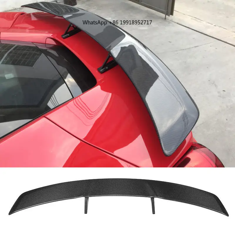 Carbon Fiber for 458 Car spoiler Car Rear Trunk Racing Wing Spoiler  ,After actual vehicle installation test