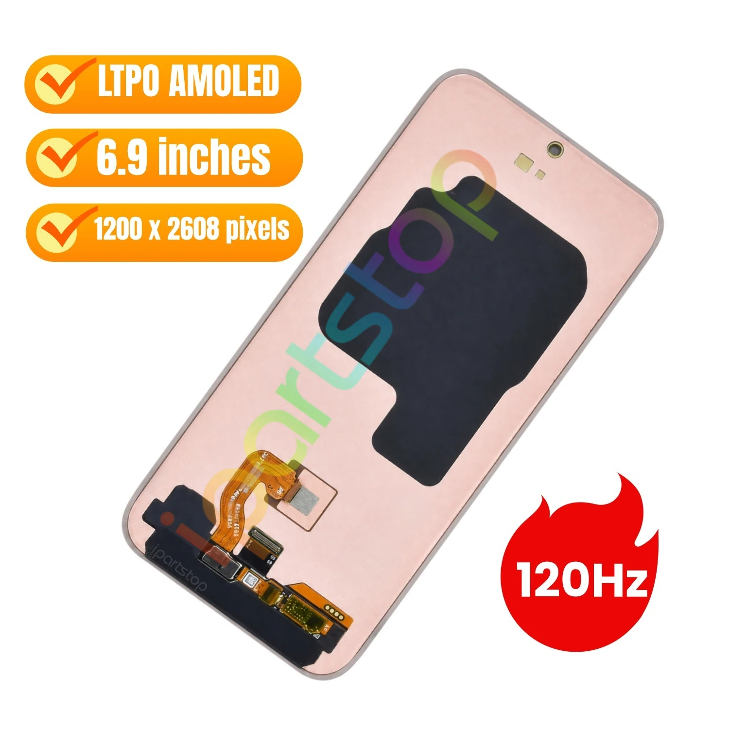 iParts Replacement New Display for Xiaomi 17 Pro Max 5G 2509FPN0BC 120Hz LTPO AMOLED Touch Screen with Frame Assembly OEM