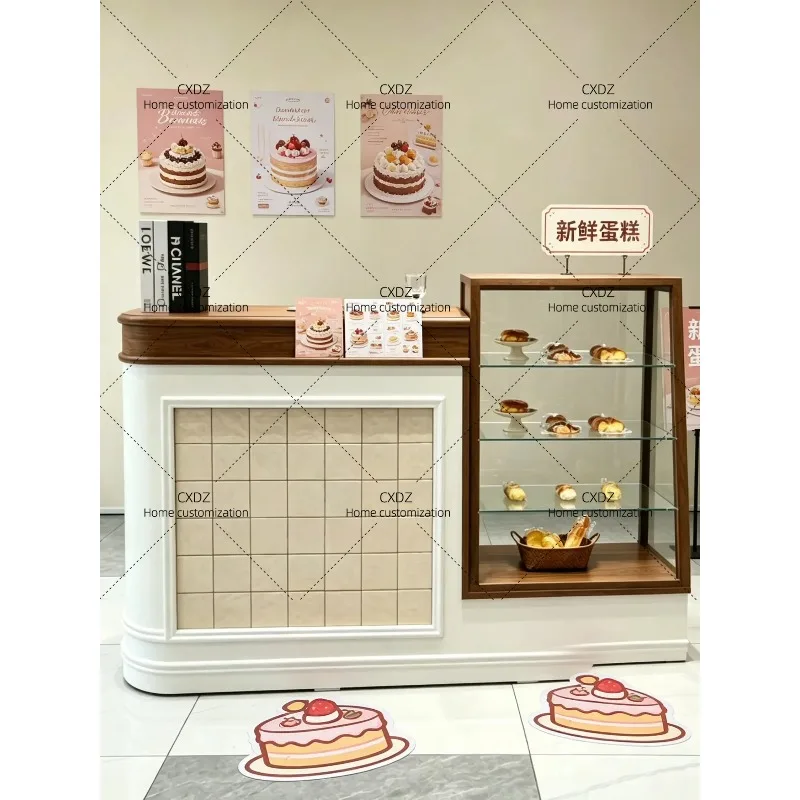 X Checkout page Simple modern cake shop Bar counter Small medieval front desk