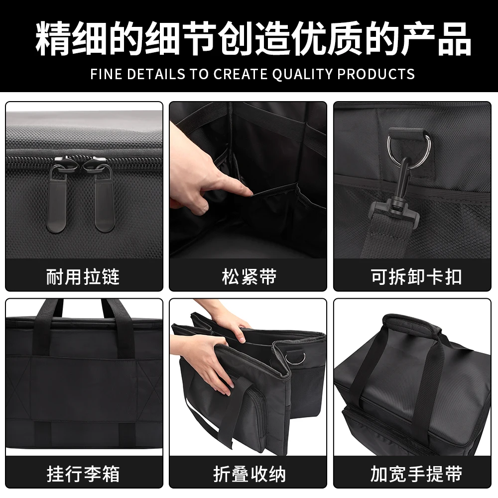 New Foldable Hairdressing Tool Bag Professional Hairdresser Large Capacity Storage Case Barbershop Styling Tools Accessories