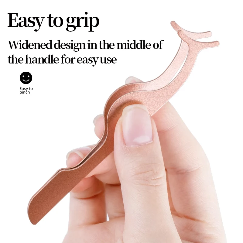 つけまつげピンセット、初心者と初心者のためのメイクアップ最優先ツール、クリップ