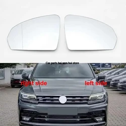 For Volkswagen VW Tiguan L / Tharu  2019 2020 2021 2022 Car Rearview Mirror Lenses Exterior Side Reflective Glass Lens Heating