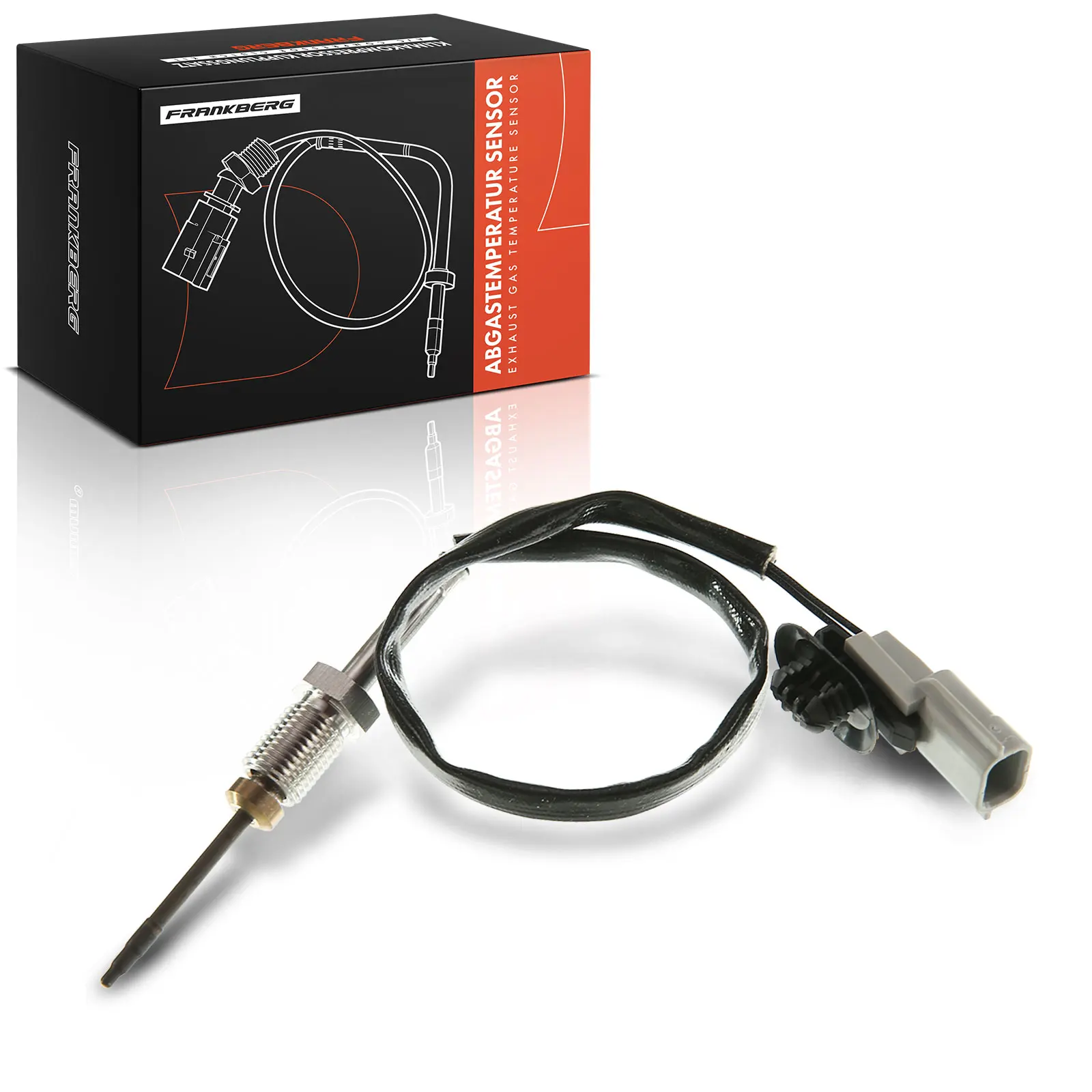 Frankberg 1x Abgastemperatursensor für Dacia Duster HS Renault Clio III BR0/1 CR0/1 1.5L 8200798270 12134 8201028744