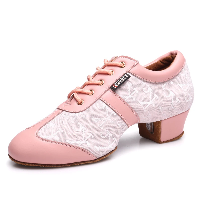 

Women Modern Dance Shoes Latin Tango Salsa Ballroom Split Sole Sneakers Indoor Teacher Training Party Dance Shoes