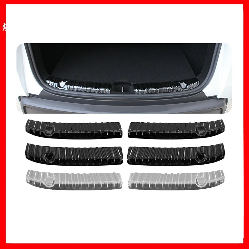 

For 2025 Tesla Model Y Juniper Custom Trunk Inner Guard Plate Metal Door Sill Strip Tailgate Trim Strip Modification Accessories