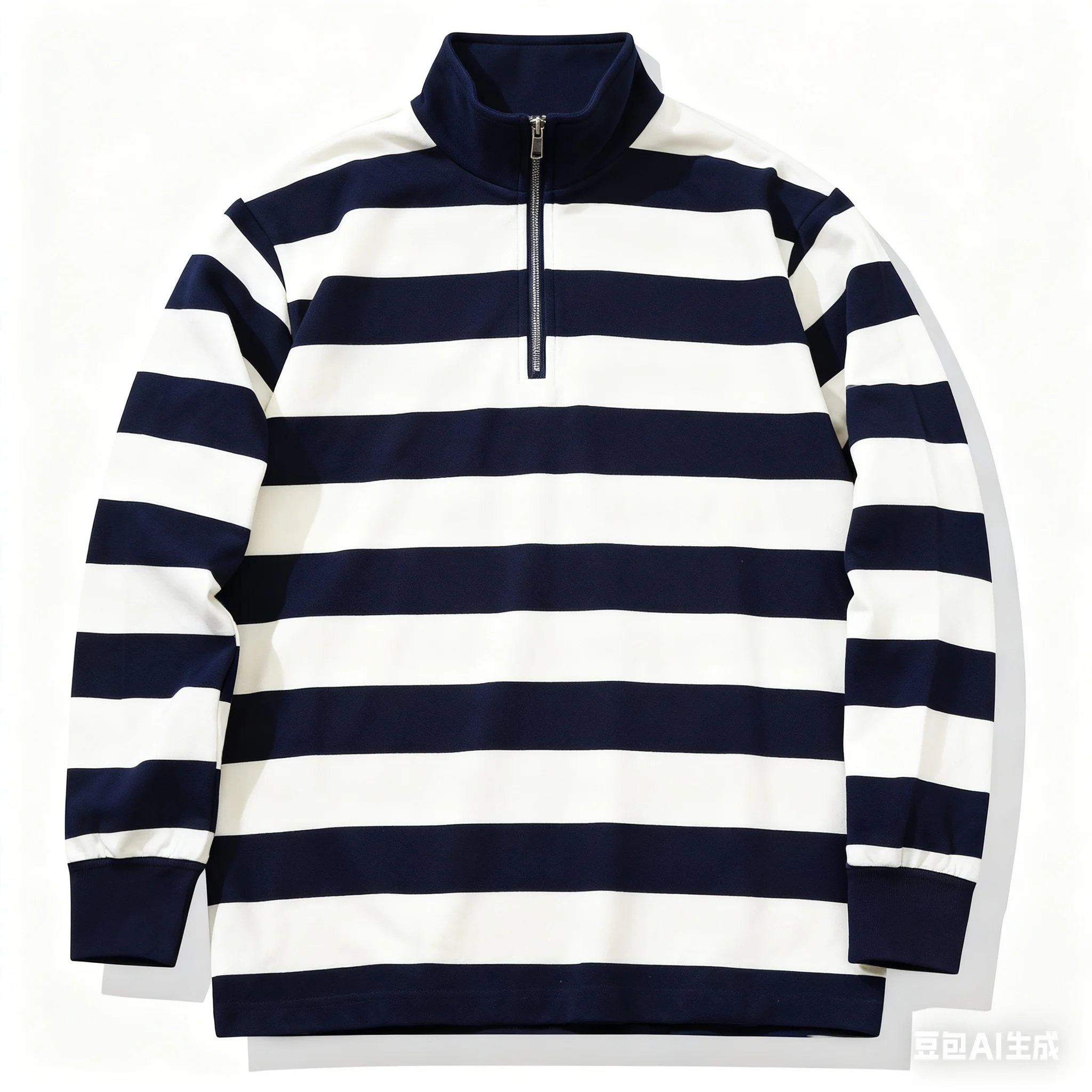 

Fashion Stripe 3D Print Men's Sweatshirts Autumn Casual Half Zip Long Sleeve Pullover Simple Casual Stand Collar Loose Coat Tops