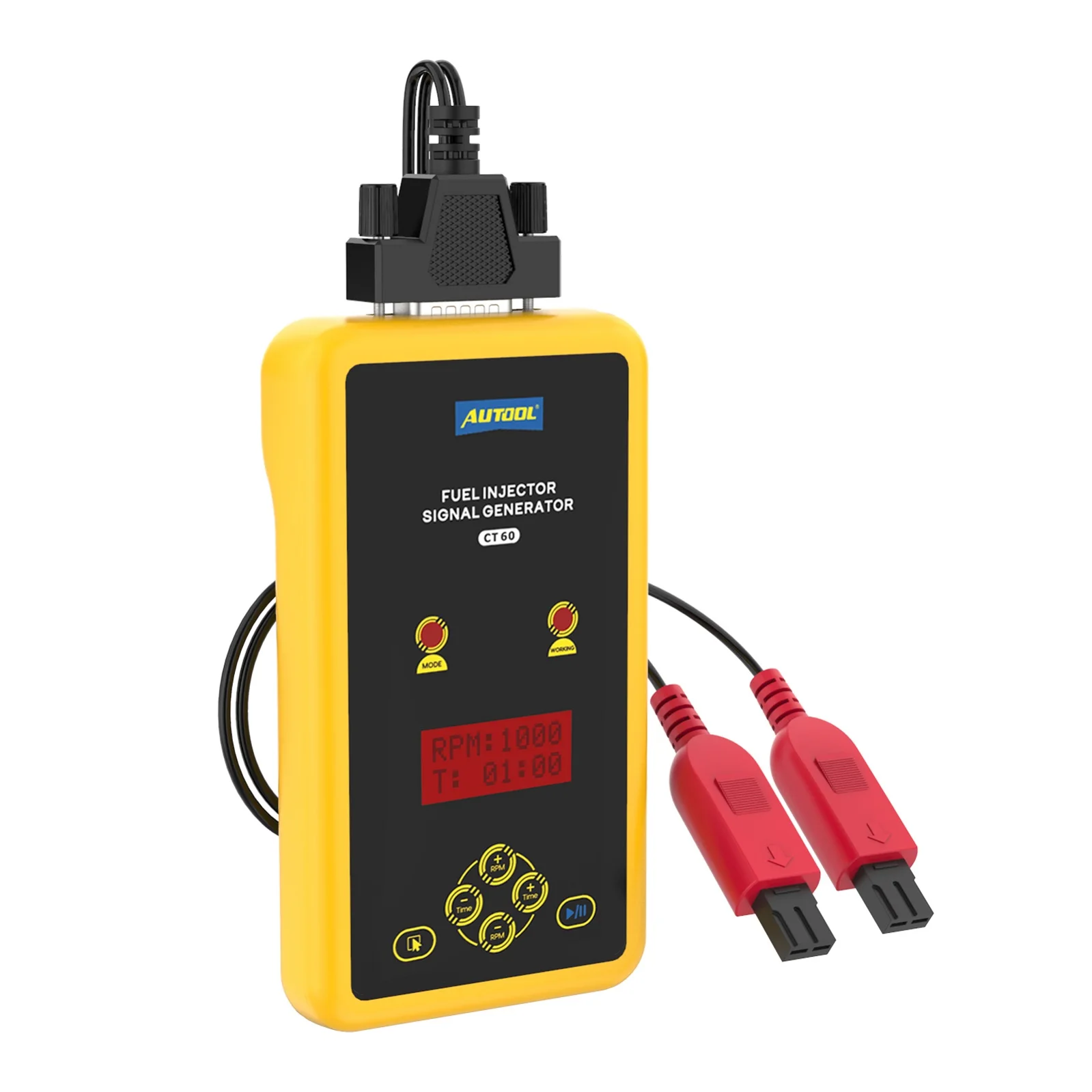 AUTOOL New CT60 Automotive Fuel Injection Tester Fuel Injector Nozzle Cleaner Increase Pulse Cleaning Pressure