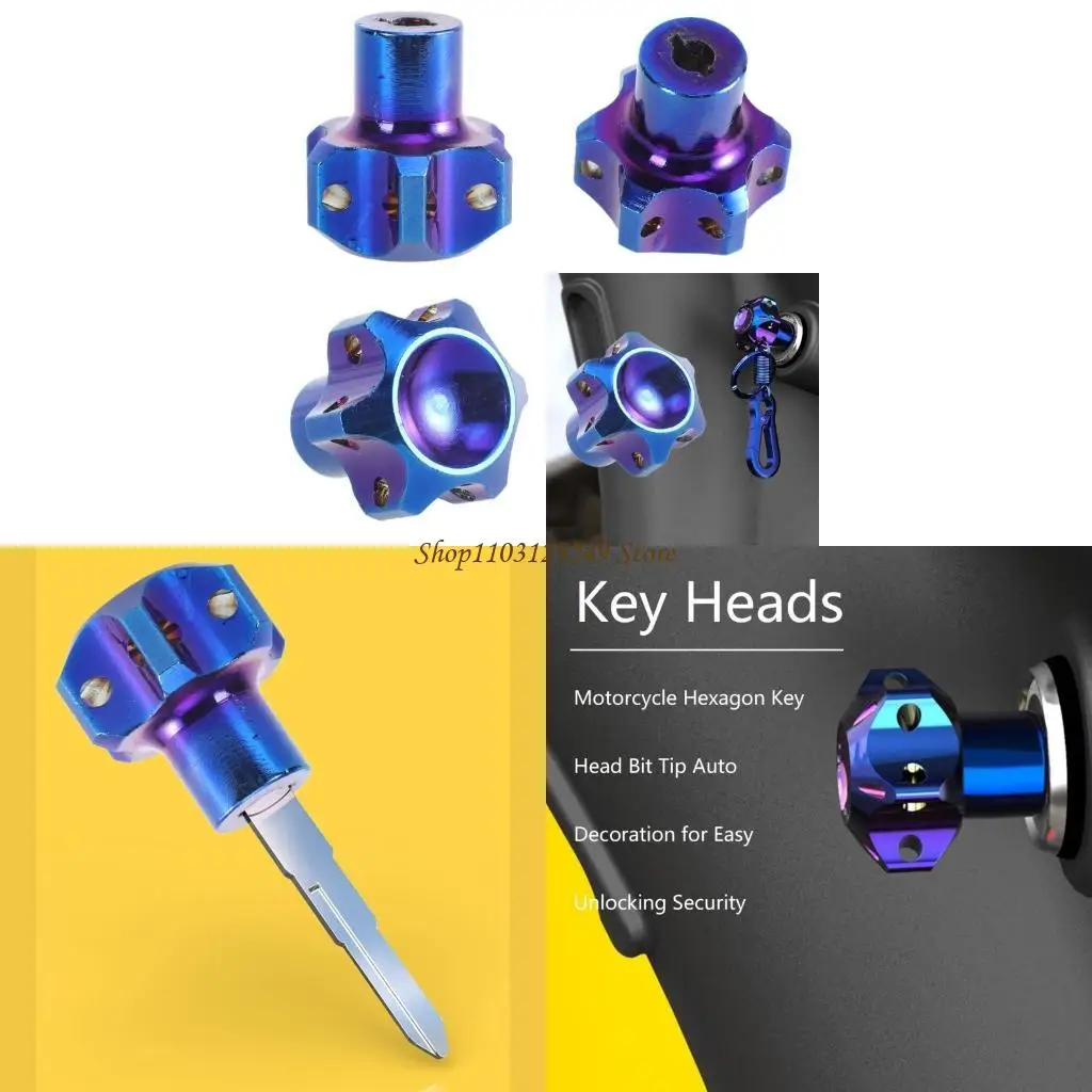 

N5KD Bike Key Head Hexagon Key Bit Tip for Enthusiasts and Mechanic Secure Motorcycle