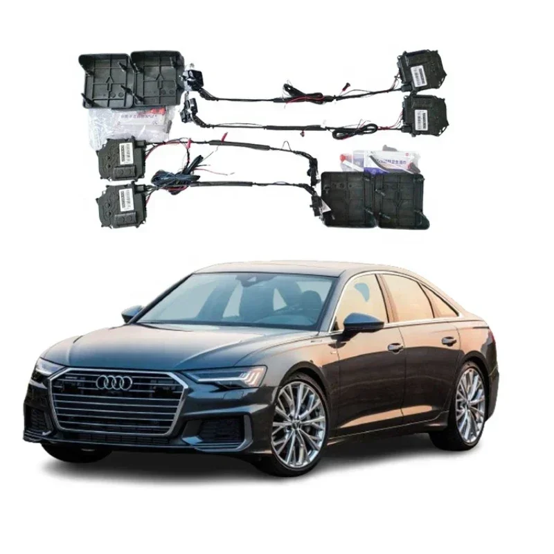 Audi A6 Smart System Kit Side Door Electric Soft Close Suction Opener Cyberpunk Design Style 1-Year Warranty