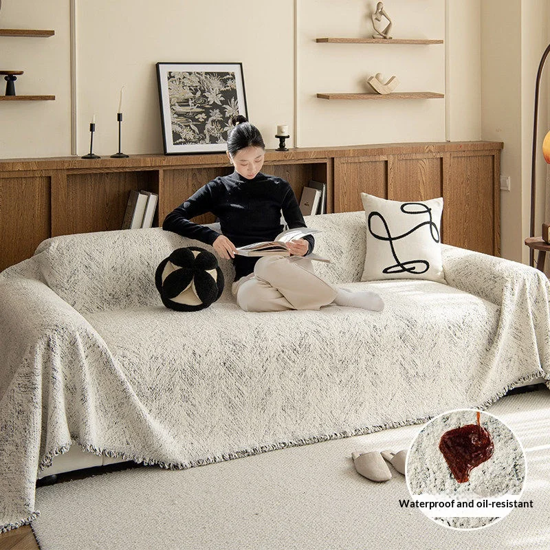 Soft Sofa Blanket Splash Proof Cat Scratch Proof Washable Sofa Towel Living Room Home Decoration Sofa Protective Cover