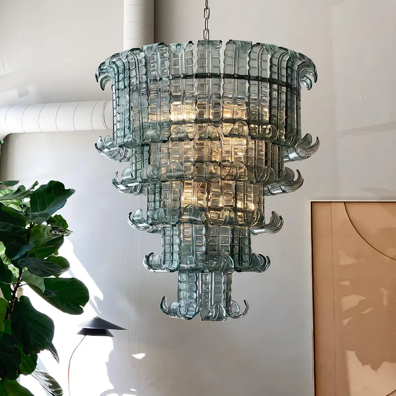 

Second-hand high-end living room villa high-end hotel lobby project transparent glass