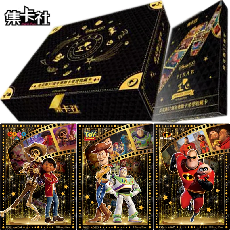Caja de Colección de Tarjetas Coleccionables Disney Pixar Jikasha Film Strip con Personajes de Coco, Toy Story y Los Increíbles para Coleccionistas