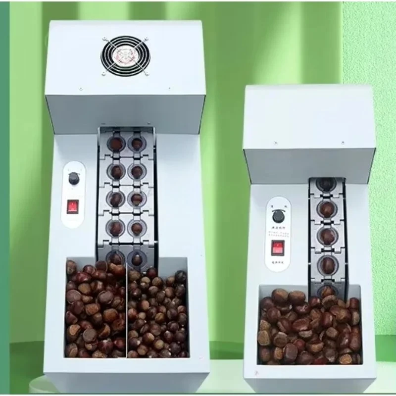 High-efficiency chestnut cutting machine, automatic chestnut shelling and peeling equipment