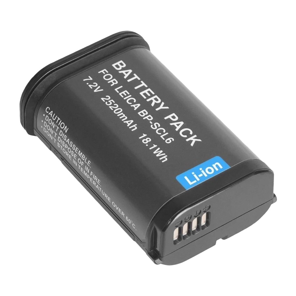 FOR LEICA BP-SCL6 Camera batteryQ2 Q3 compatible SCL4 2520mah 7.2v