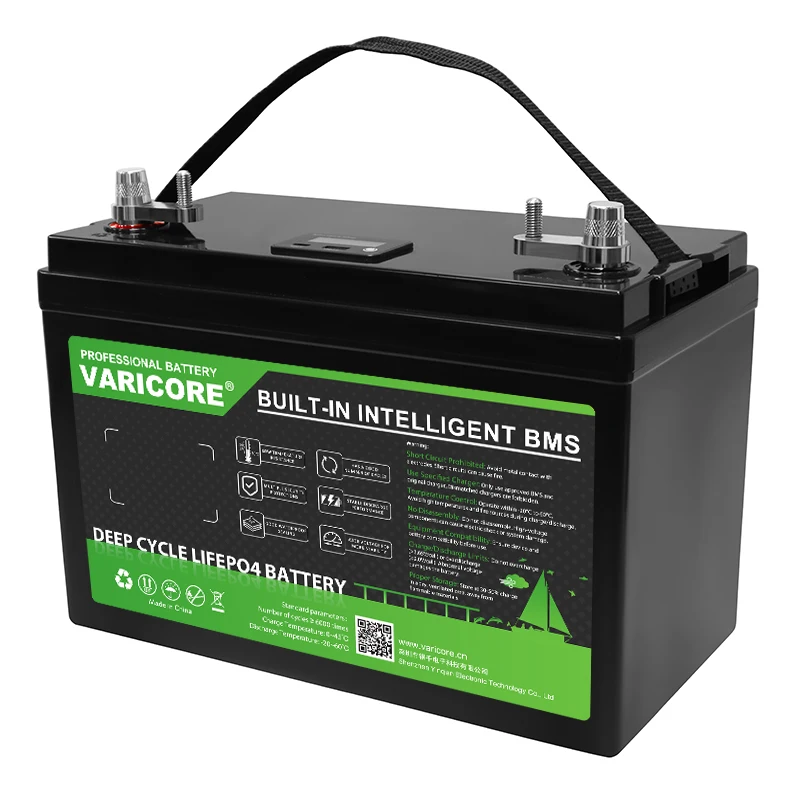 VariCore 12V/24V/36V/48V 340Ah 200Ah 180ah 100Ah 120Ah LiFePO4 battery for 4s 8s 10s 16s Solar Touring car Golf cart Duty-free