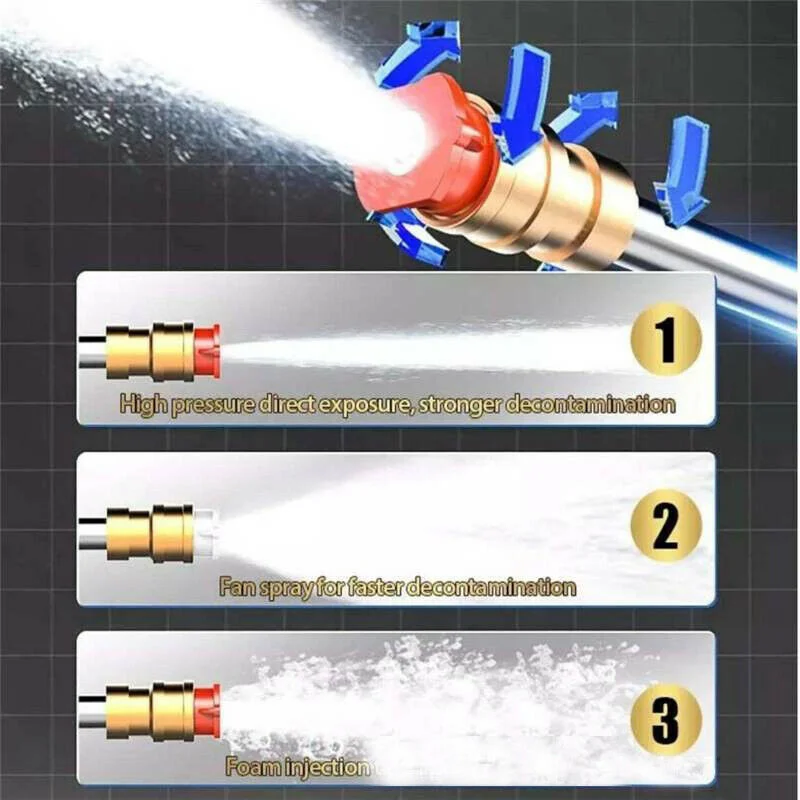 70Bar sem fio elétrico de alta pressão lavadora recarregável Car Wash Gun pistola de água elétrica espuma máquina compatível Makita bateria