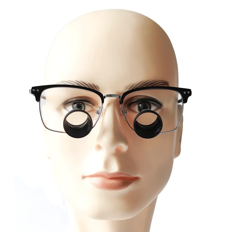 Customized TTL 2.5X 3.0X 3.5X Dental Loupes Ultra-light Medical Surgical Binocular Lupa Magnifier Lupa with Prescription Lenses