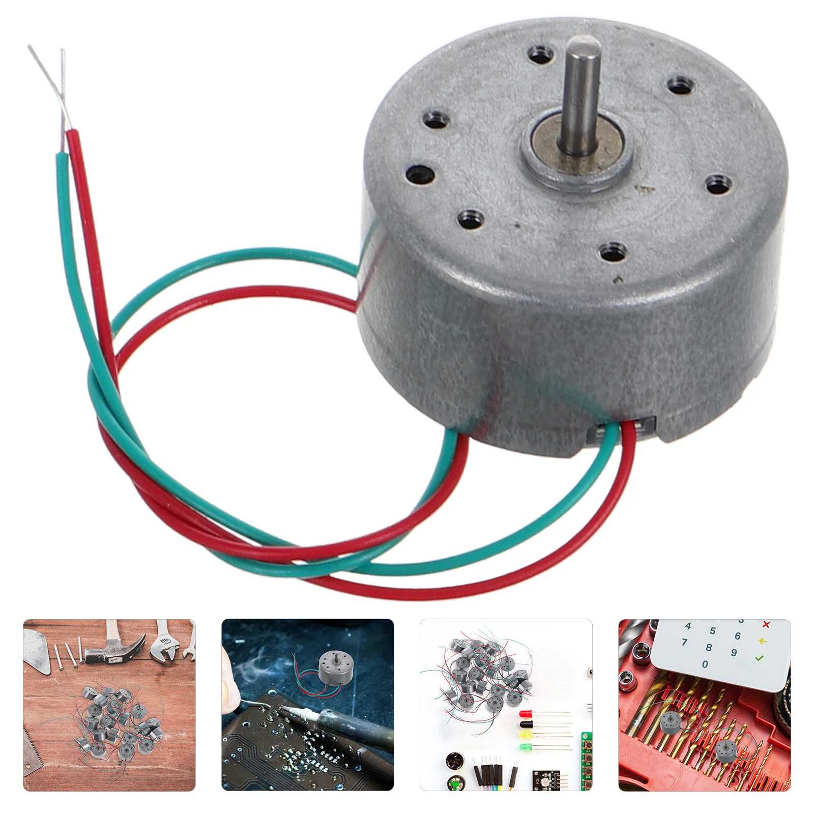 20 個ソーラーモーターミニ電気モーター DIY 科学機器用コンパクトデザイン小型ツール交換部品科学機器