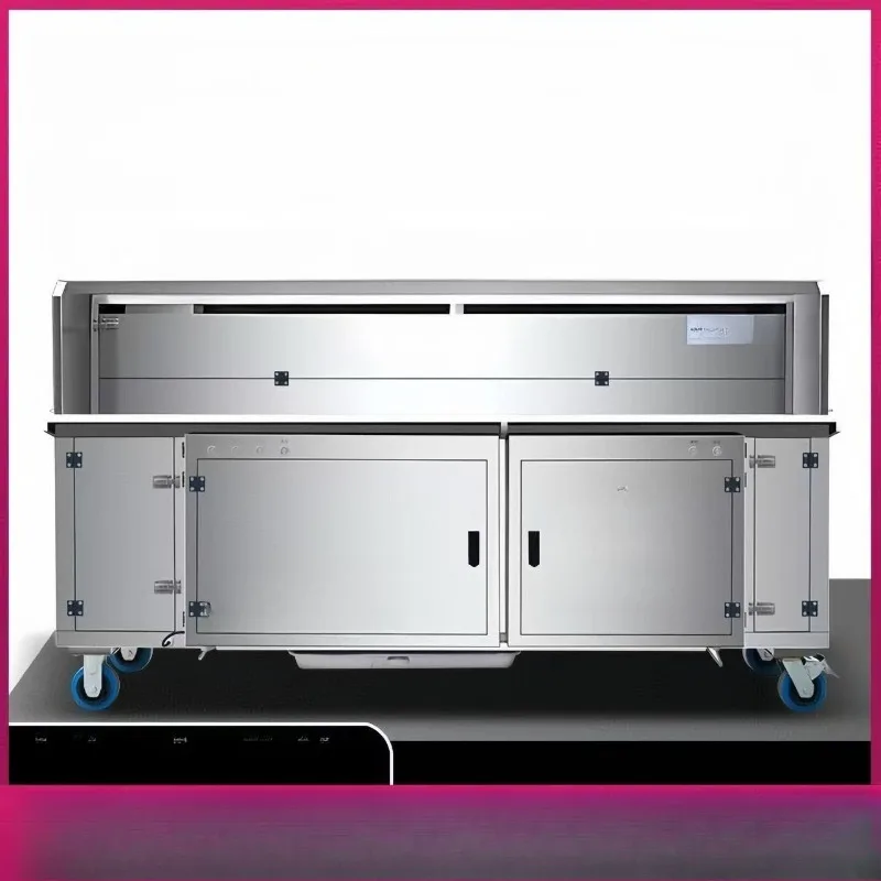 

Composite commercial stall high-end mobile environmental protection night market purifier
