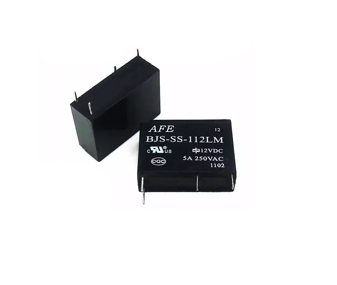 

HOT NEW BJS-SS-112LM BJSSS112LM 12VDC DC12V 12V 5A relay 4PIN