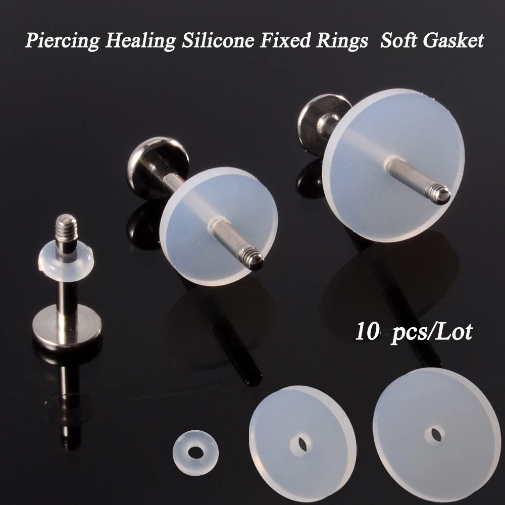 Silicone Fixed O-Ring Piercing Healing Discs