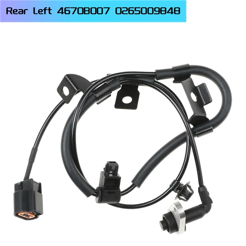 Nuevo Sensor  velocidad  rueda trasera izquierda ABS 4670B007 0265009848 para Mitsubishi Pajero Montero Sport Strada Triton L200