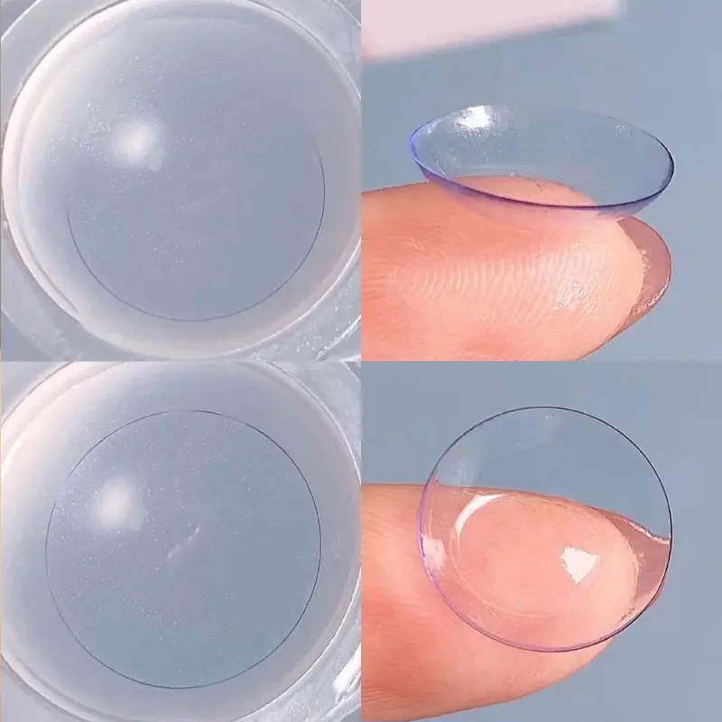 YIMEIXI Original Myopia Contact Lenses Diopter Contact Lenses Corrective Vision Glasses Prescription Clear Lenses Year Glasses