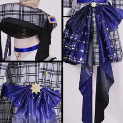 VTuber Hololive Hoshimachi Hosimati Suisei Cosplay Costumes Wig Halloween Uniform Hat Dress Women Carnival Outfit Stage Dress